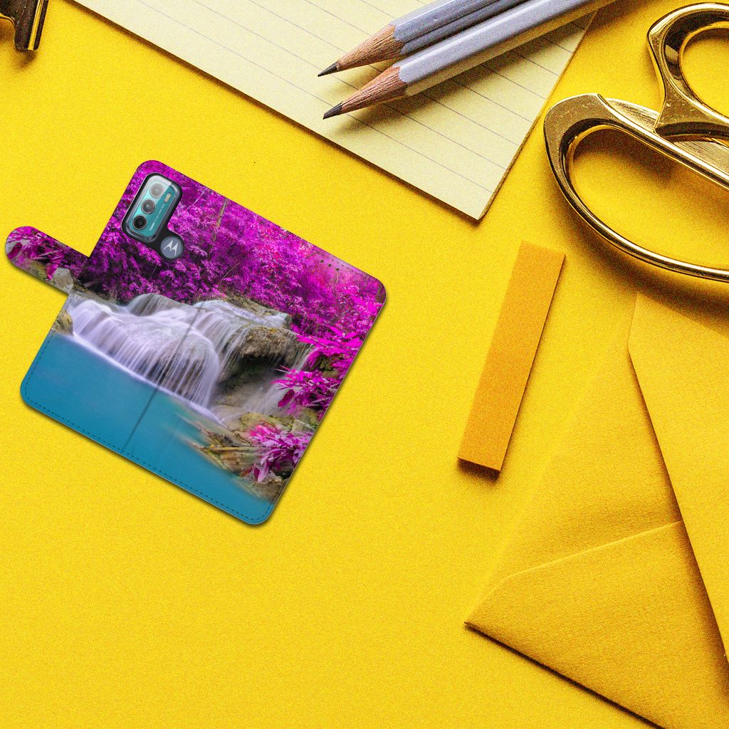 Motorola Moto G60 Flip Cover Waterval