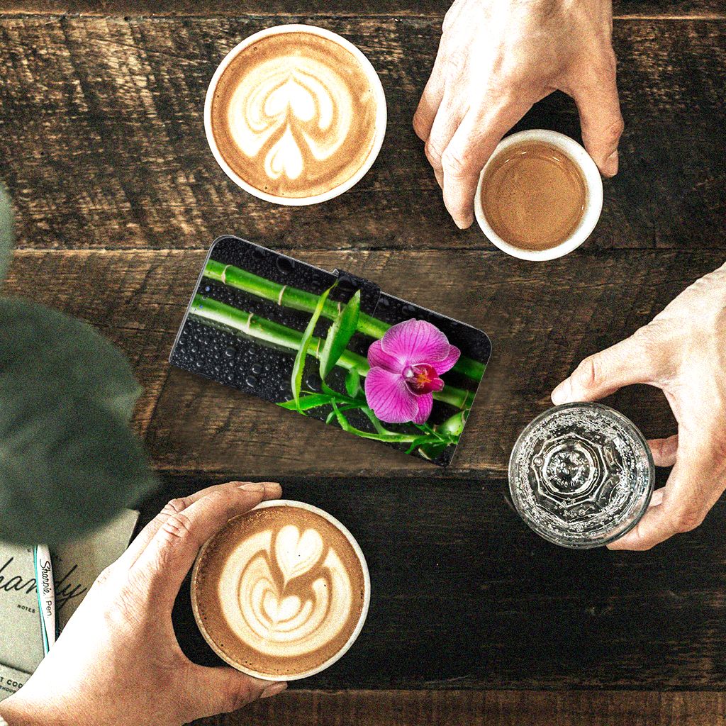 Motorola G8 Power Lite Hoesje Orchidee