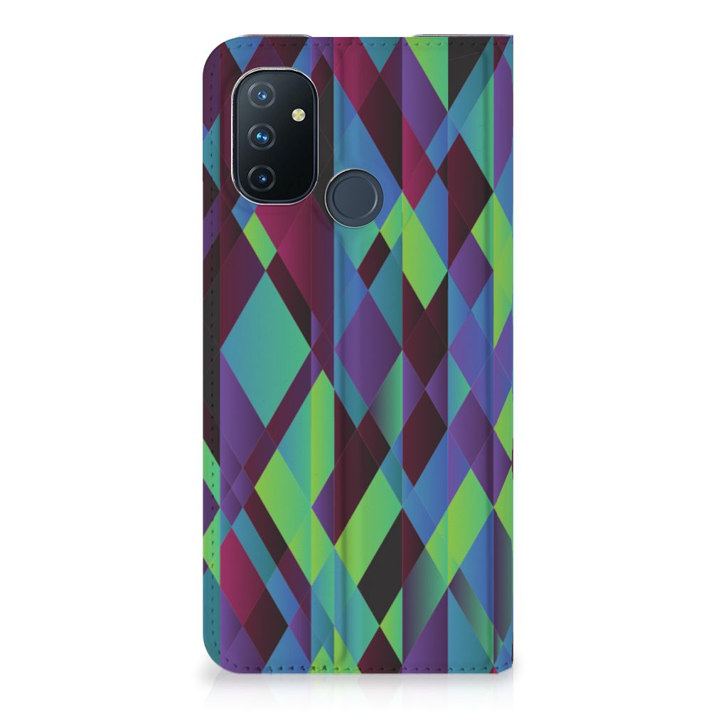 OnePlus Nord N100 Stand Case Abstract Green Blue - B2C Telecom