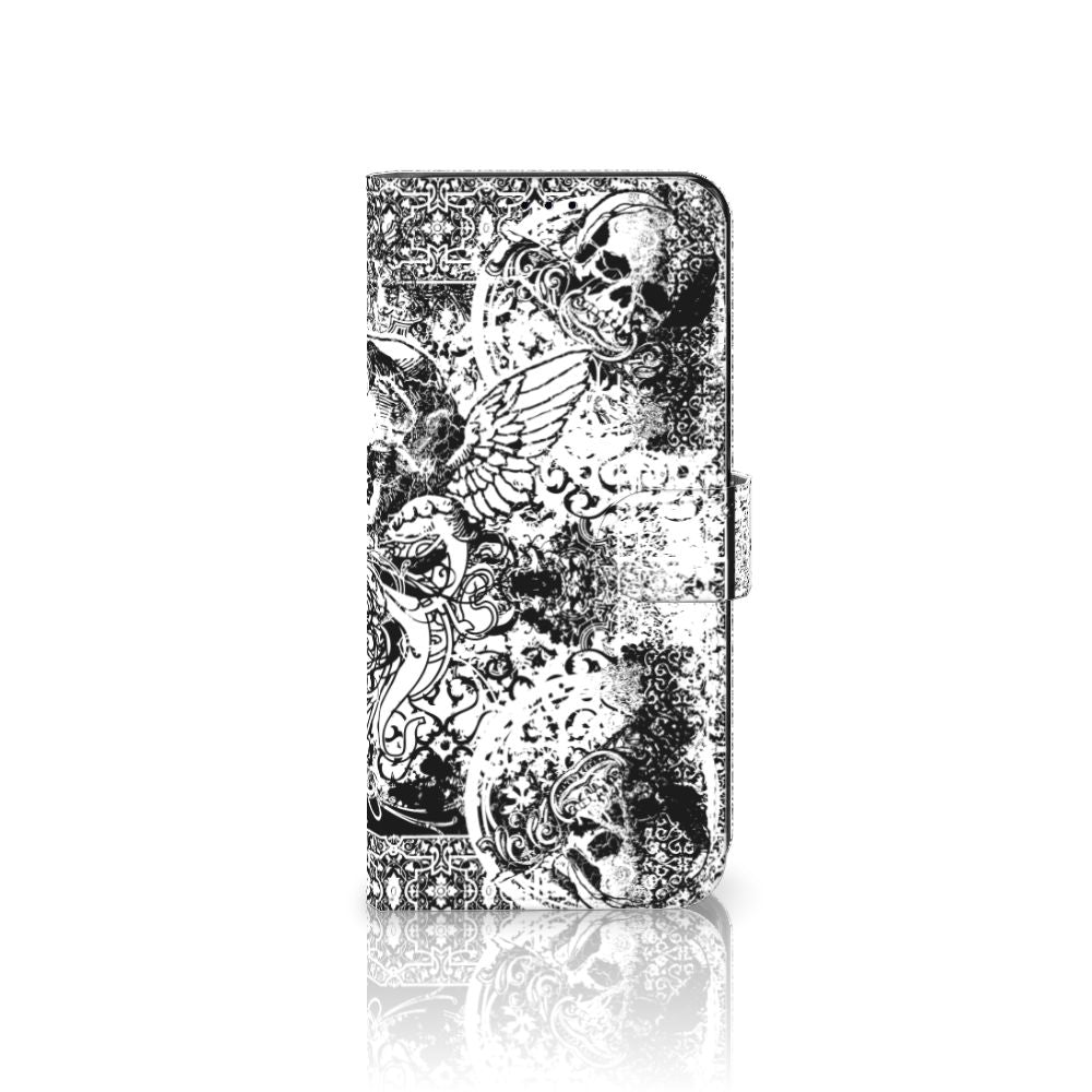 Telefoonhoesje met Naam Motorola Edge 30 Pro Skulls Angel