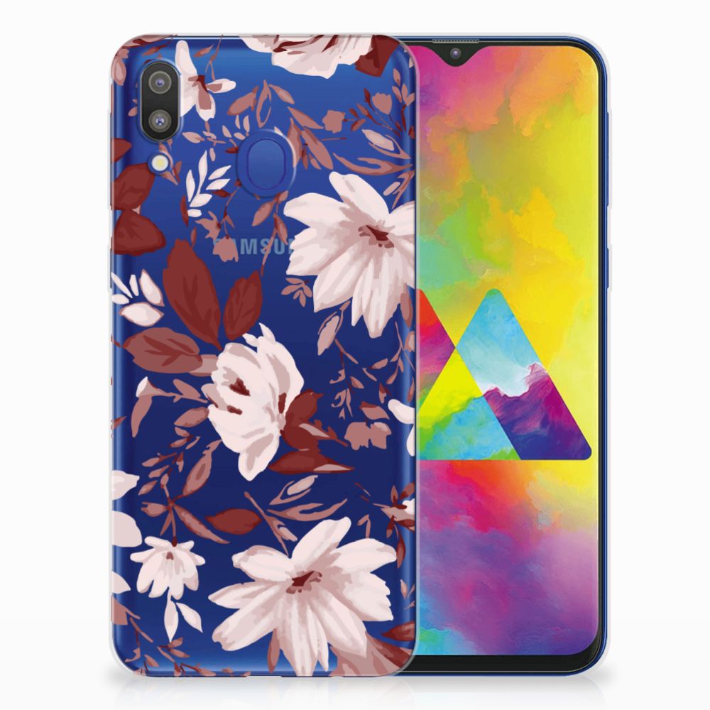 Hoesje maken Samsung Galaxy M20 (Power) Watercolor Flowers