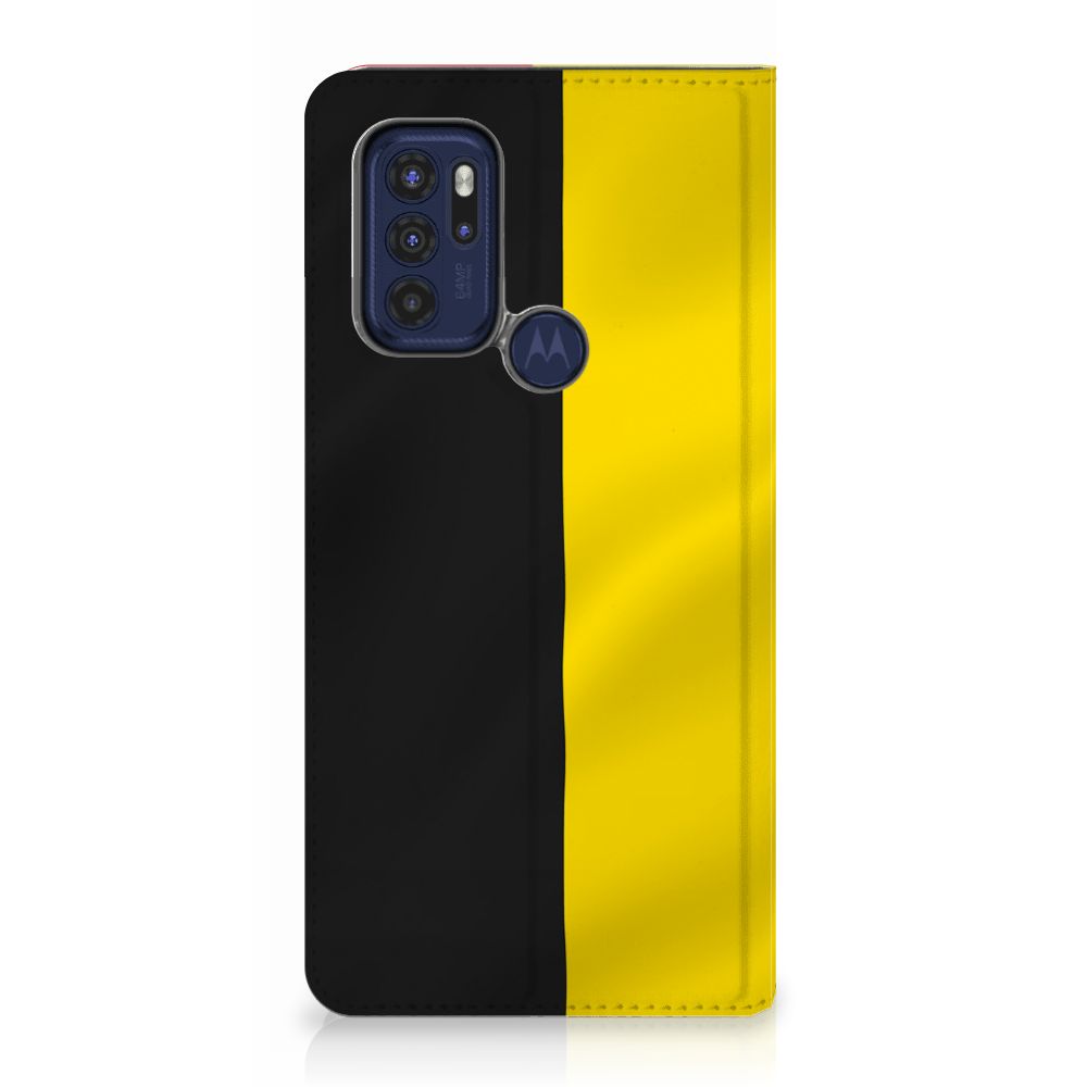 Motorola Moto G60s Standcase Belgische Vlag - B2C Telecom