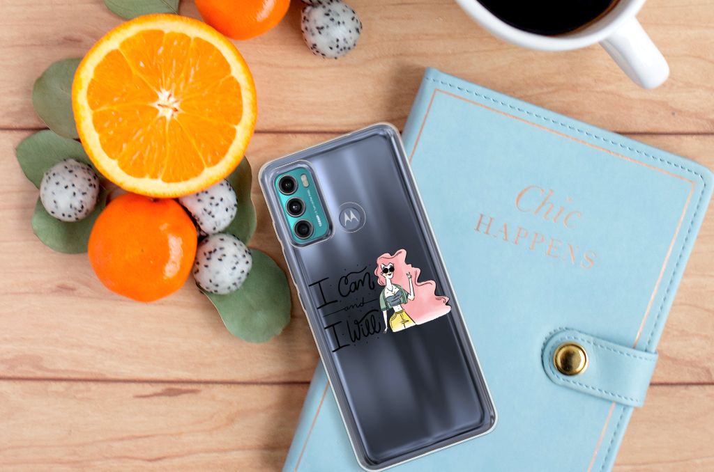 Motorola Moto G60 Telefoonhoesje met Naam i Can B2C Telecom