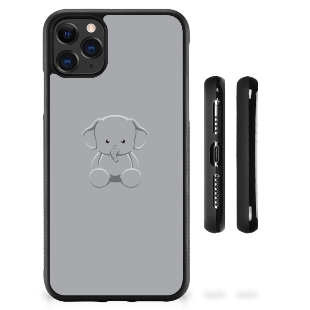 Apple iPhone 11 Pro Max Bumper Hoesje Grijs Baby Olifant B2C Telecom
