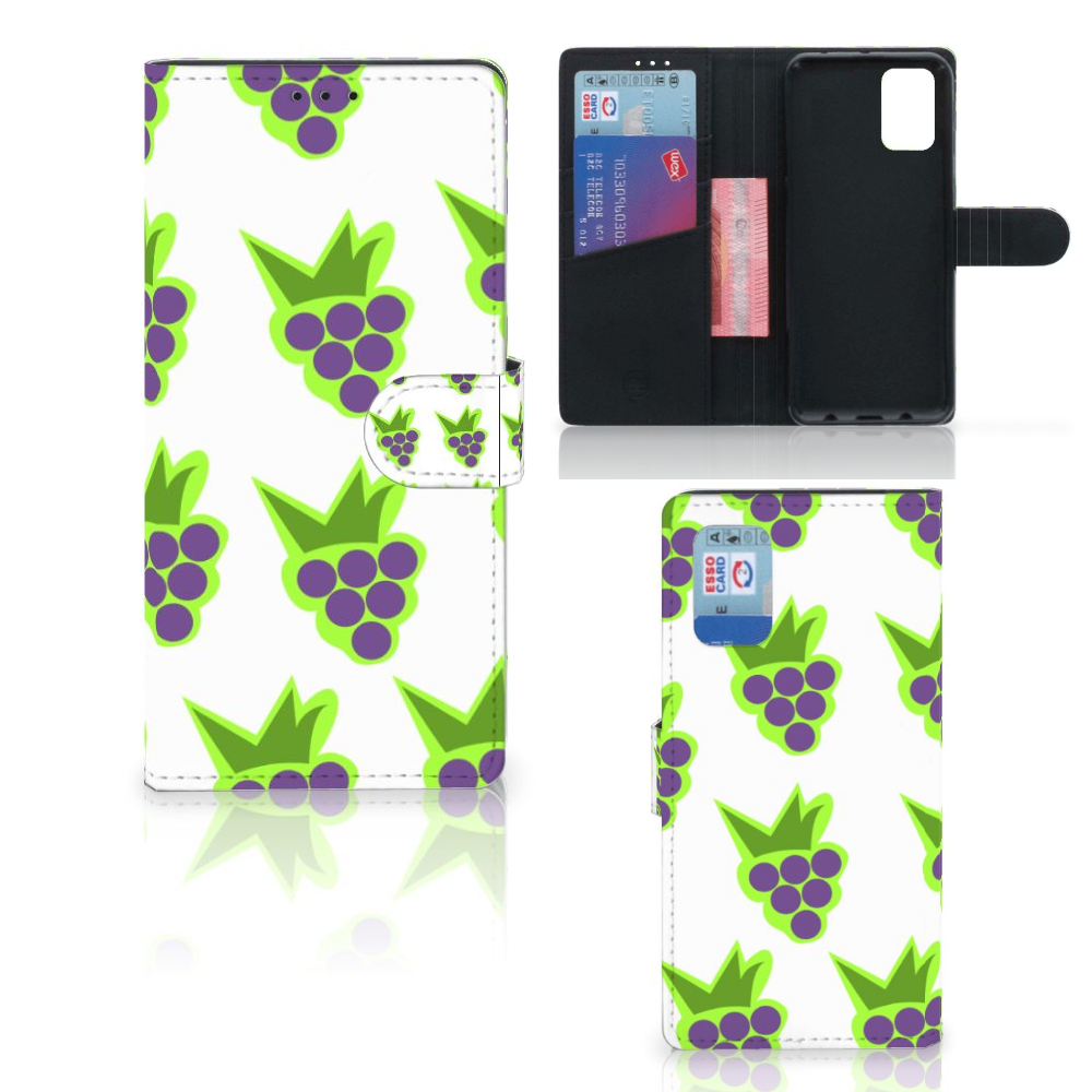 Samsung Galaxy A02s | M02s Book Cover Druiven