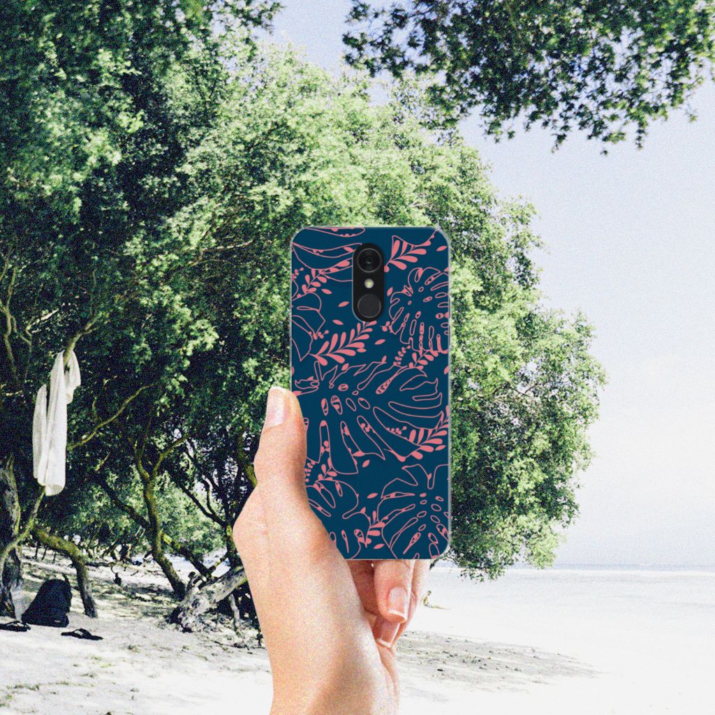 LG Q7 TPU Case Palm Leaves