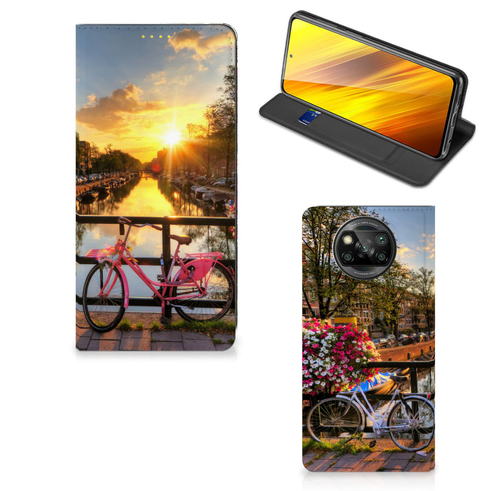 Xiaomi Poco X3 Pro | Poco X3 Book Cover Amsterdamse Grachten