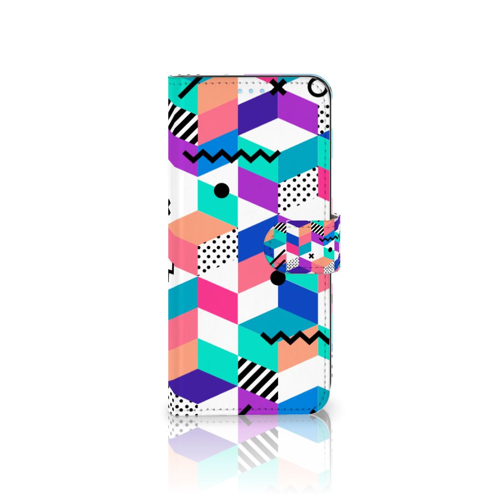 OPPO A74 4G Book Case Blokken Kleurrijk
