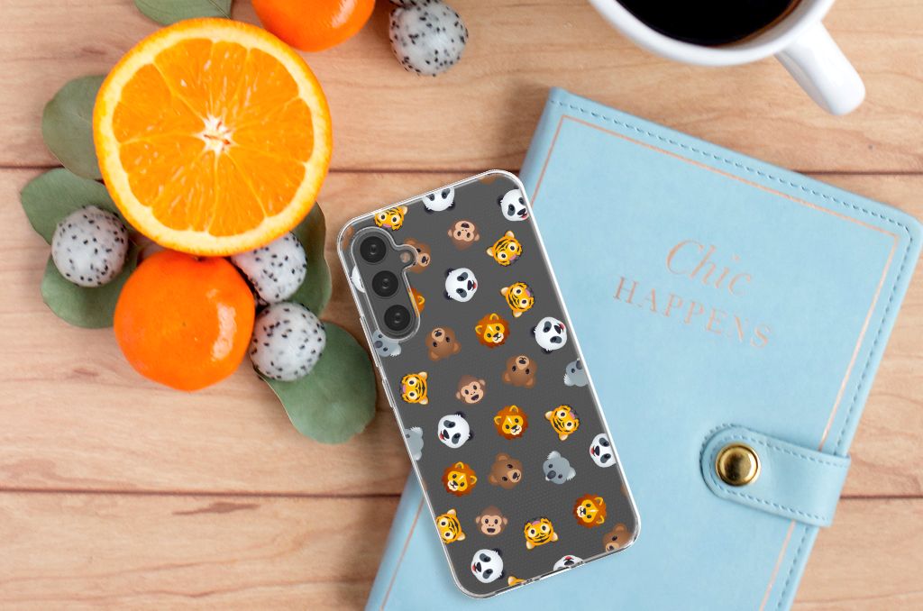 TPU bumper voor Samsung Galaxy A34 Dieren Emojis B2C Telecom