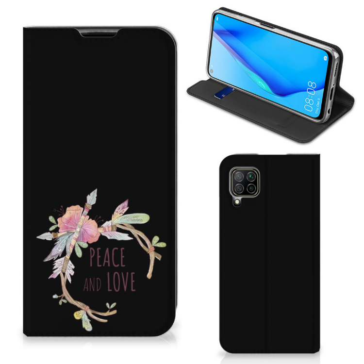 Huawei P40 Lite Magnet Case Boho Text - B2C Telecom