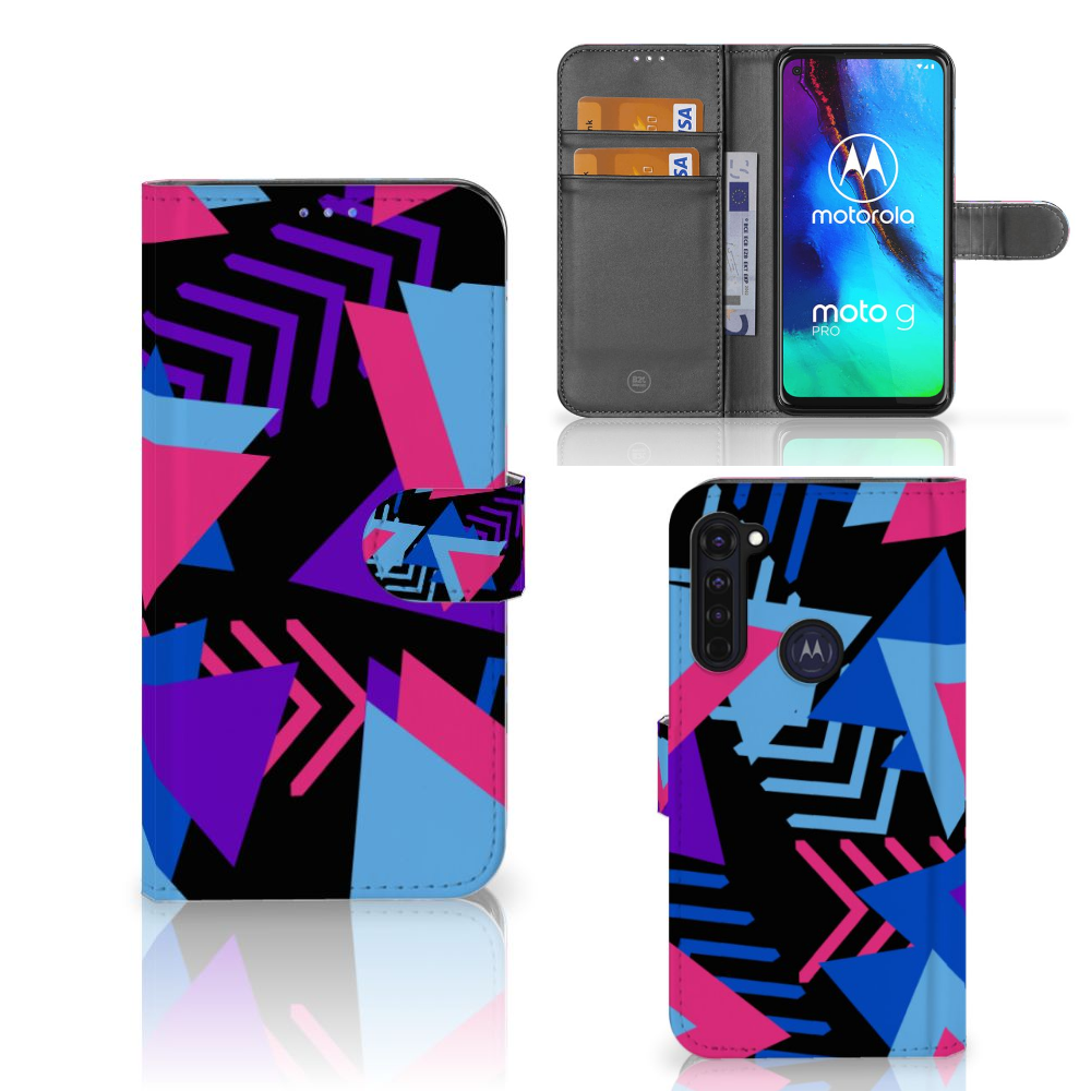 Motorola Moto G Pro Book Case Funky Triangle