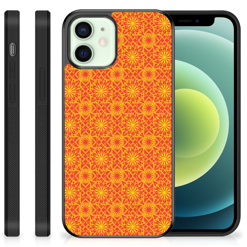 iPhone 12 Mini Bumper Case Batik Oranje B2C Telecom