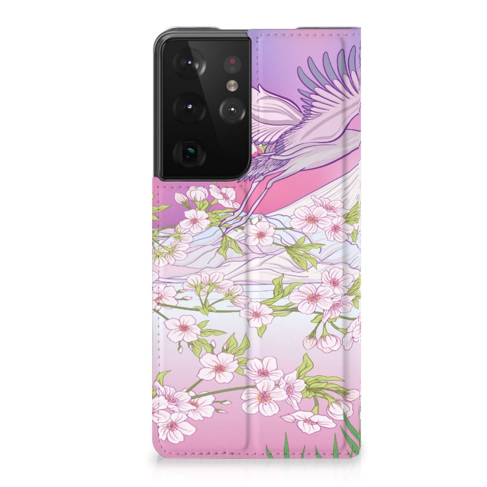 Samsung Galaxy S21 Ultra Hoesje maken Bird Flying - B2C Telecom