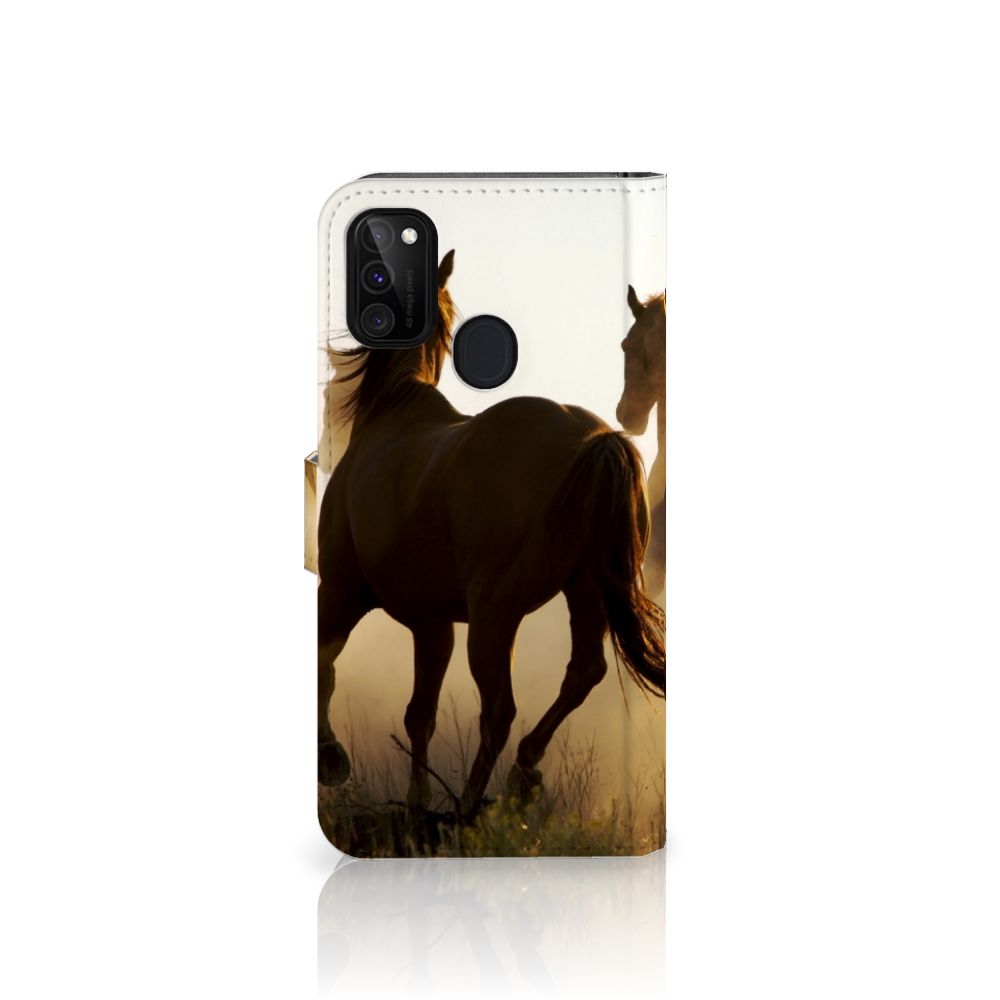 Samsung Galaxy M21 | M30s Telefoonhoesje met Pasjes Design Cowboy