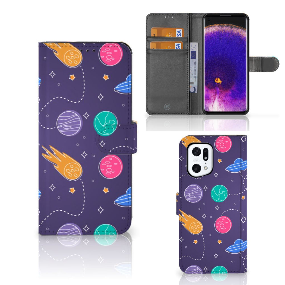 OPPO Find X5 Pro Wallet Case met Pasjes Space