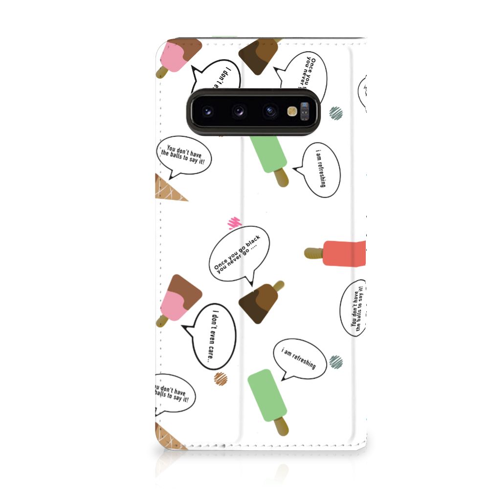 Samsung Galaxy S10 Flip Style Cover IJsjes