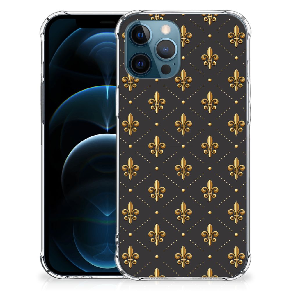 iPhone 12 | 12 Pro Doorzichtige Silicone Hoesje Franse Lelie