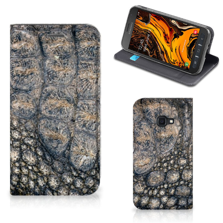 Samsung Galaxy Xcover 4s Hoesje maken Krokodillenprint