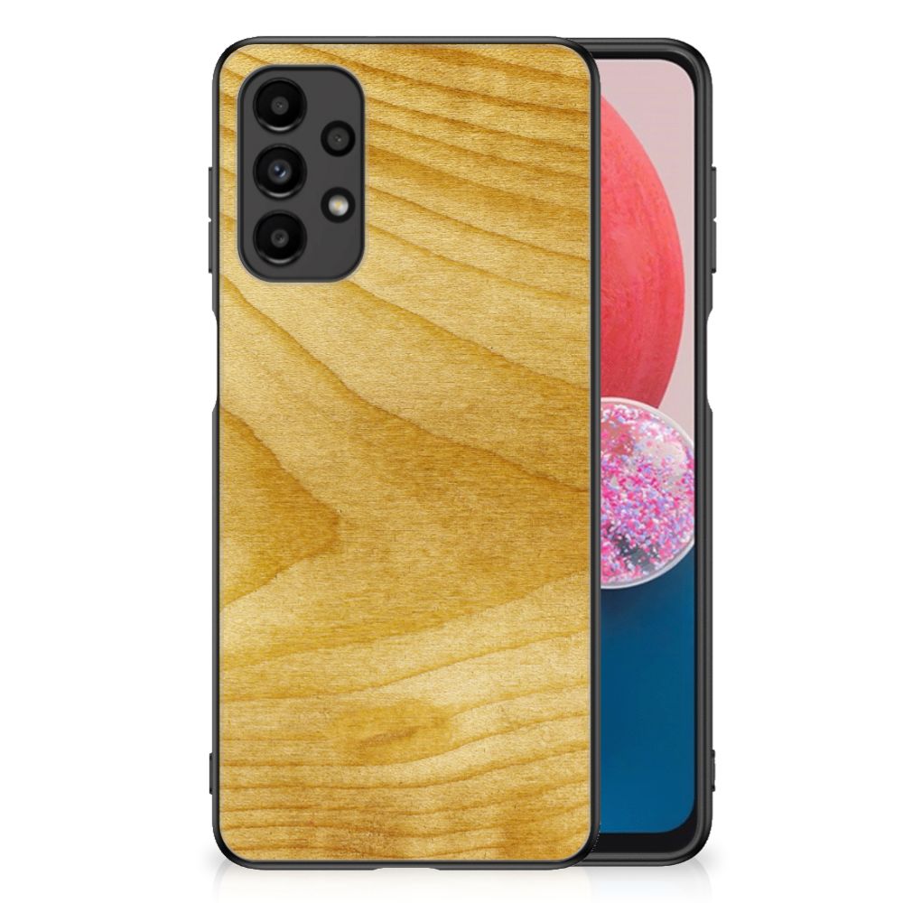 Samsung Galaxy A13 4G Houten Print Telefoonhoesje Licht Hout B2C Telecom