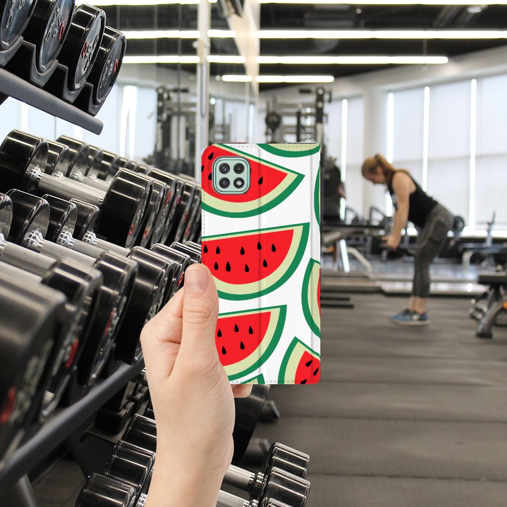 Samsung Galaxy A22 5G Flip Style Cover Watermelons - B2C Telecom