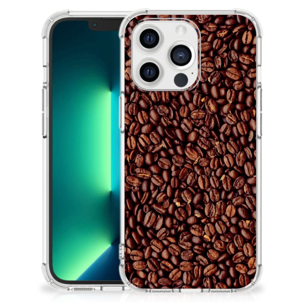 iPhone 13 Pro Max Beschermhoes Koffiebonen - B2C Telecom