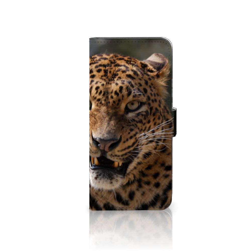 Xiaomi Redmi 10C Telefoonhoesje met Pasjes Luipaard
