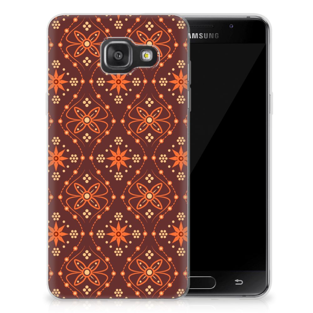 Samsung Galaxy A3 2016 TPU bumper Batik Brown