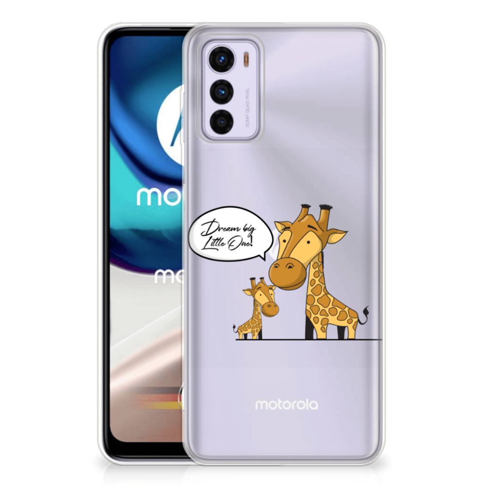 Motorola Moto G42 Telefoonhoesje met Naam Giraffe B2C Telecom