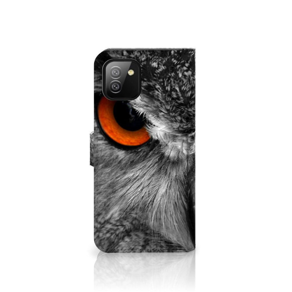 Samsung Galaxy A03 Telefoonhoesje met Pasjes Uil