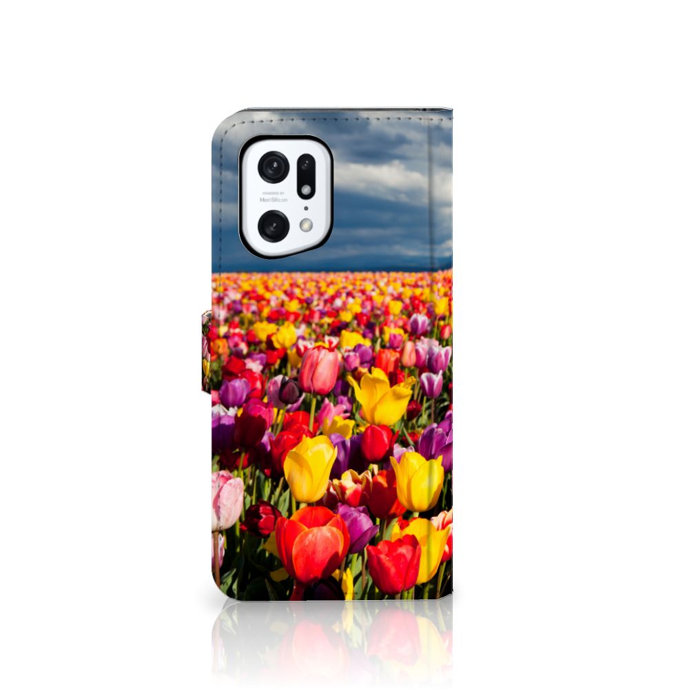 OPPO Find X5 Pro Hoesje Tulpen