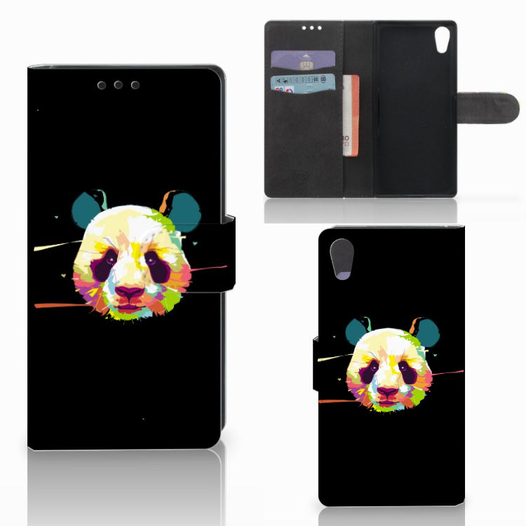 Sony Xperia XA1 Leuk Hoesje Panda Color