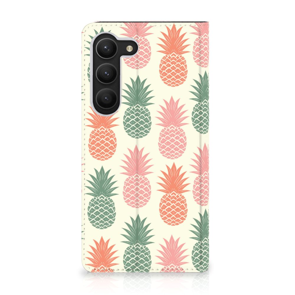 Samsung Galaxy S23 Flip Style Cover Ananas - B2C Telecom