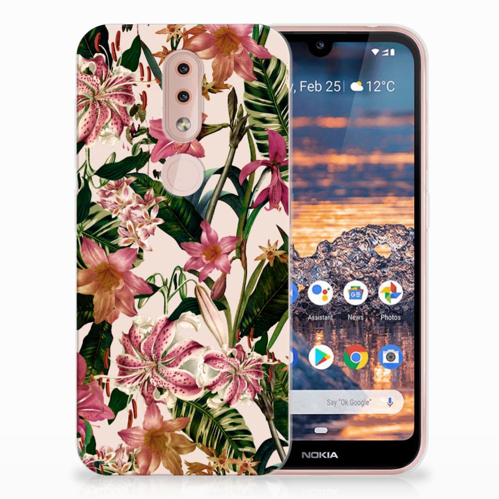 Nokia 4.2 TPU Case Flowers