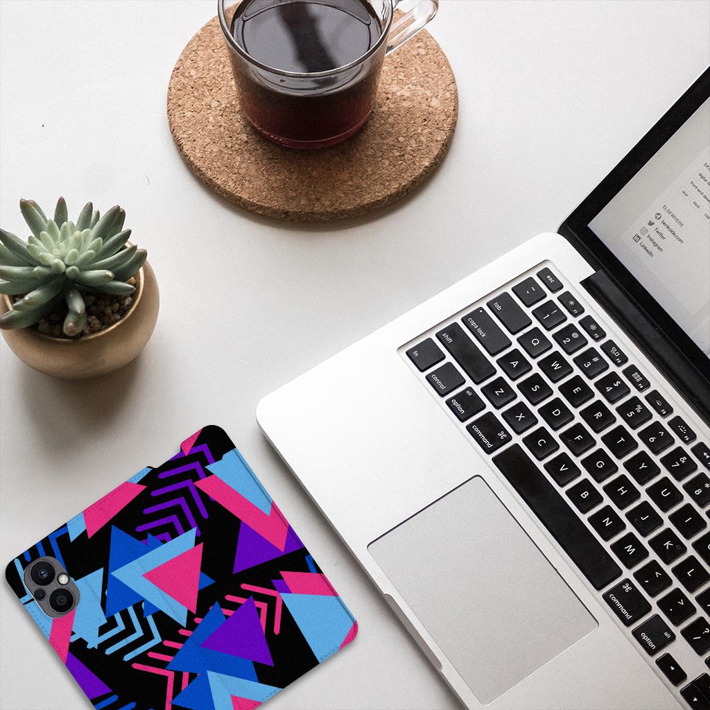 OPPO Reno8 Lite Stand Case Funky Triangle - B2C Telecom
