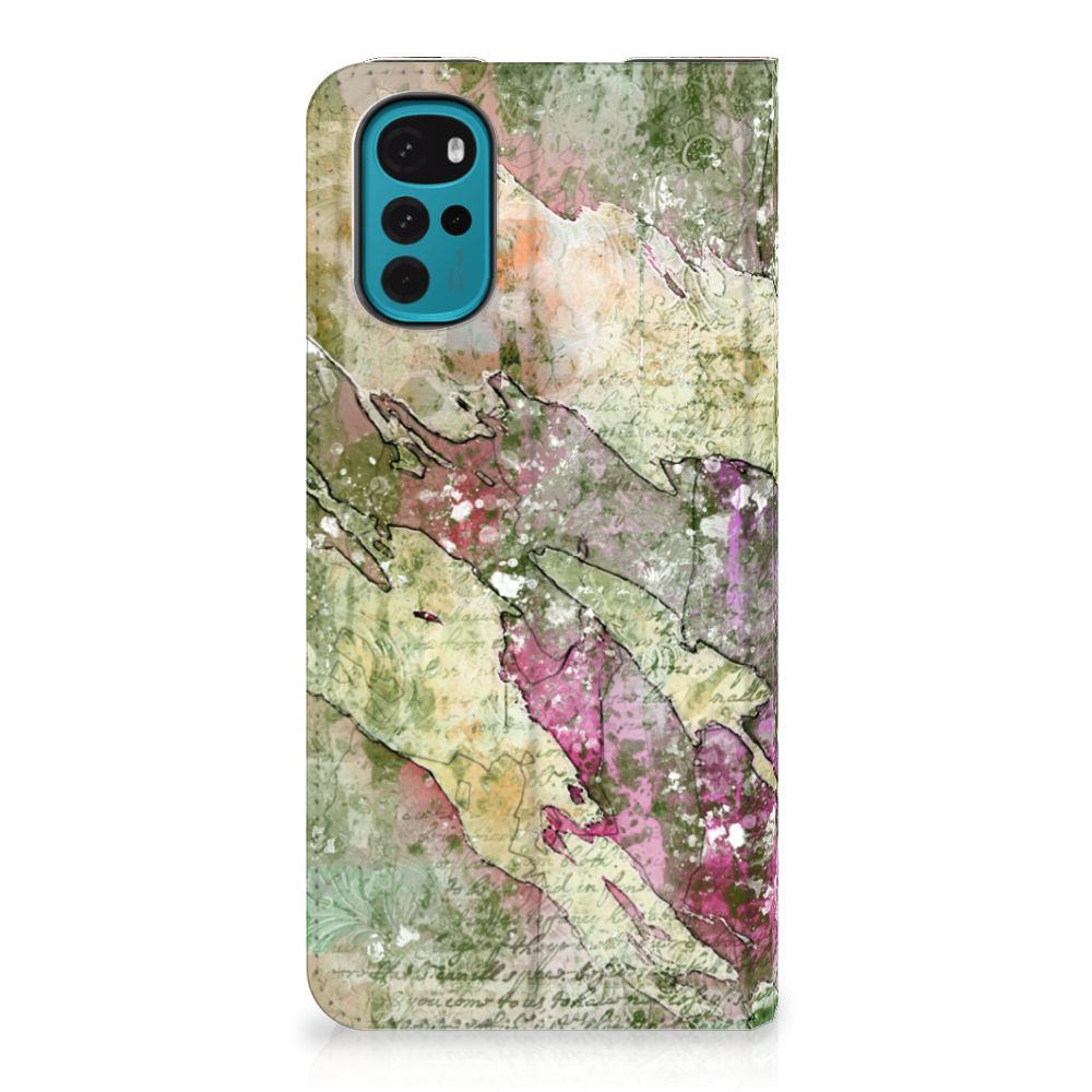 Bookcase Motorola Moto G22 Letter Painting - B2C Telecom
