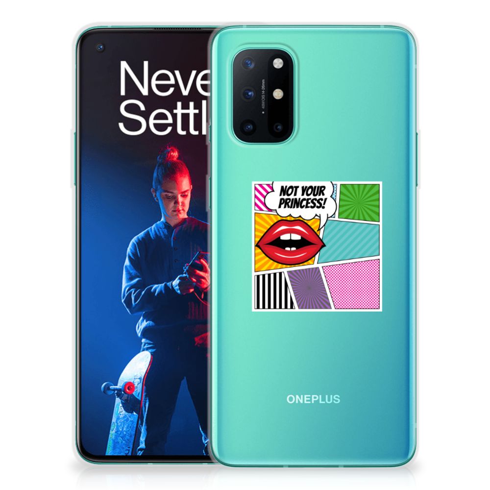 OnePlus 8T Silicone Back Cover Popart Princess