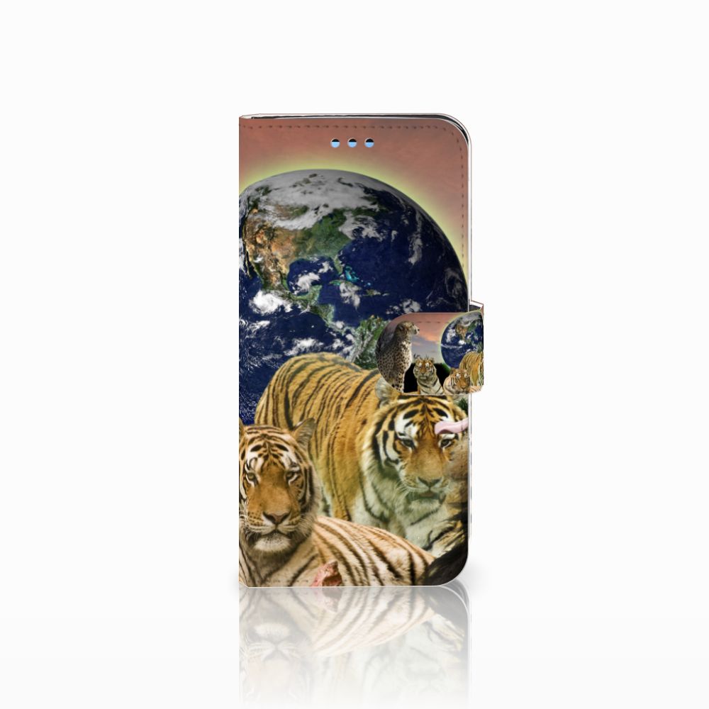Samsung Galaxy S9 Telefoonhoesje met Pasjes Roofdieren