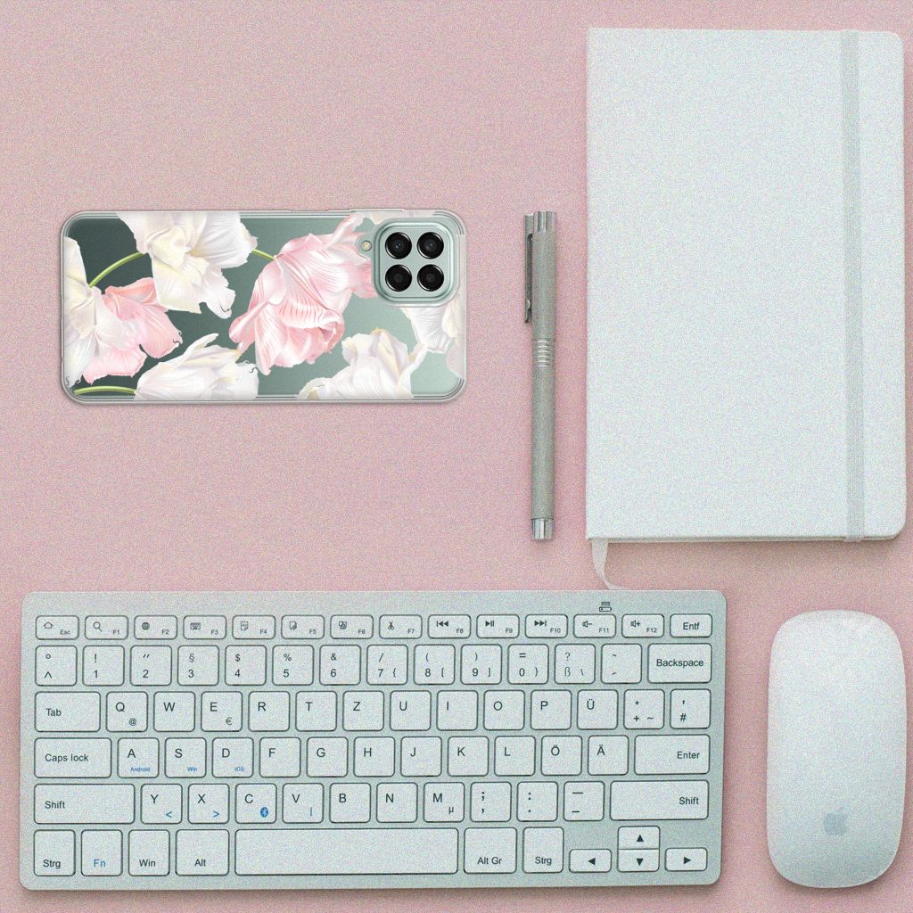 Samsung Galaxy M33 TPU Case Lovely Flowers