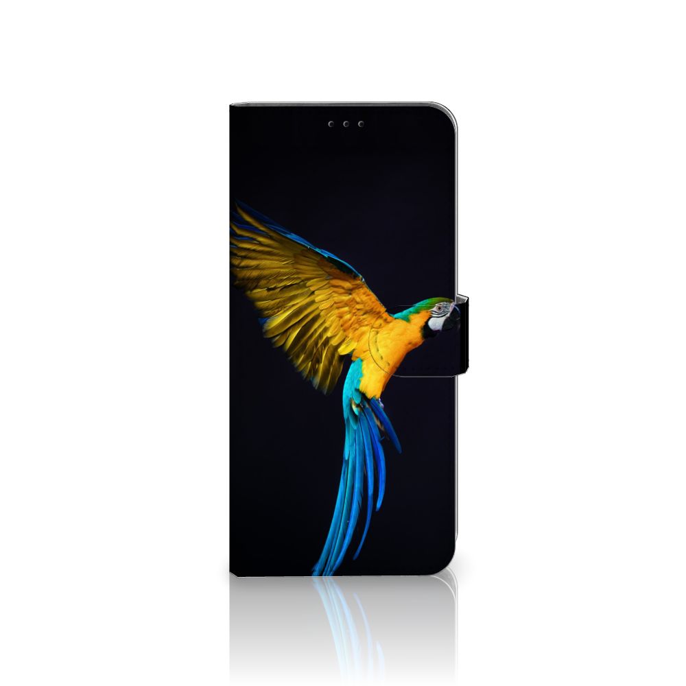 Motorola Edge 20 Pro Telefoonhoesje met Pasjes Papegaai