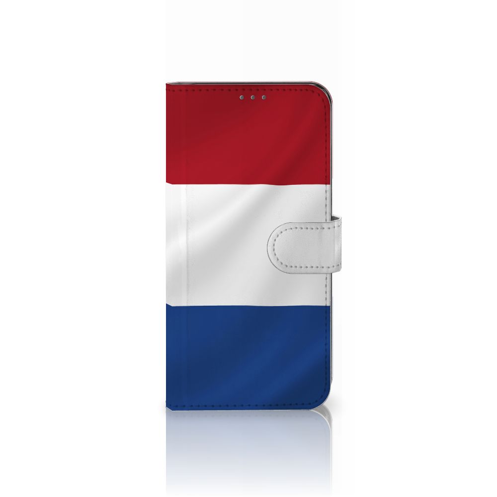 Samsung Galaxy A22 4G | M22 Bookstyle Case Nederlandse Vlag met artistiek ontwerp van de Nederlandse vlag.