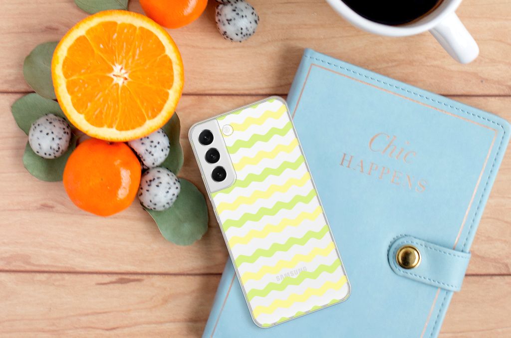 Samsung Galaxy S22 Plus TPU bumper Waves Yellow B2C Telecom