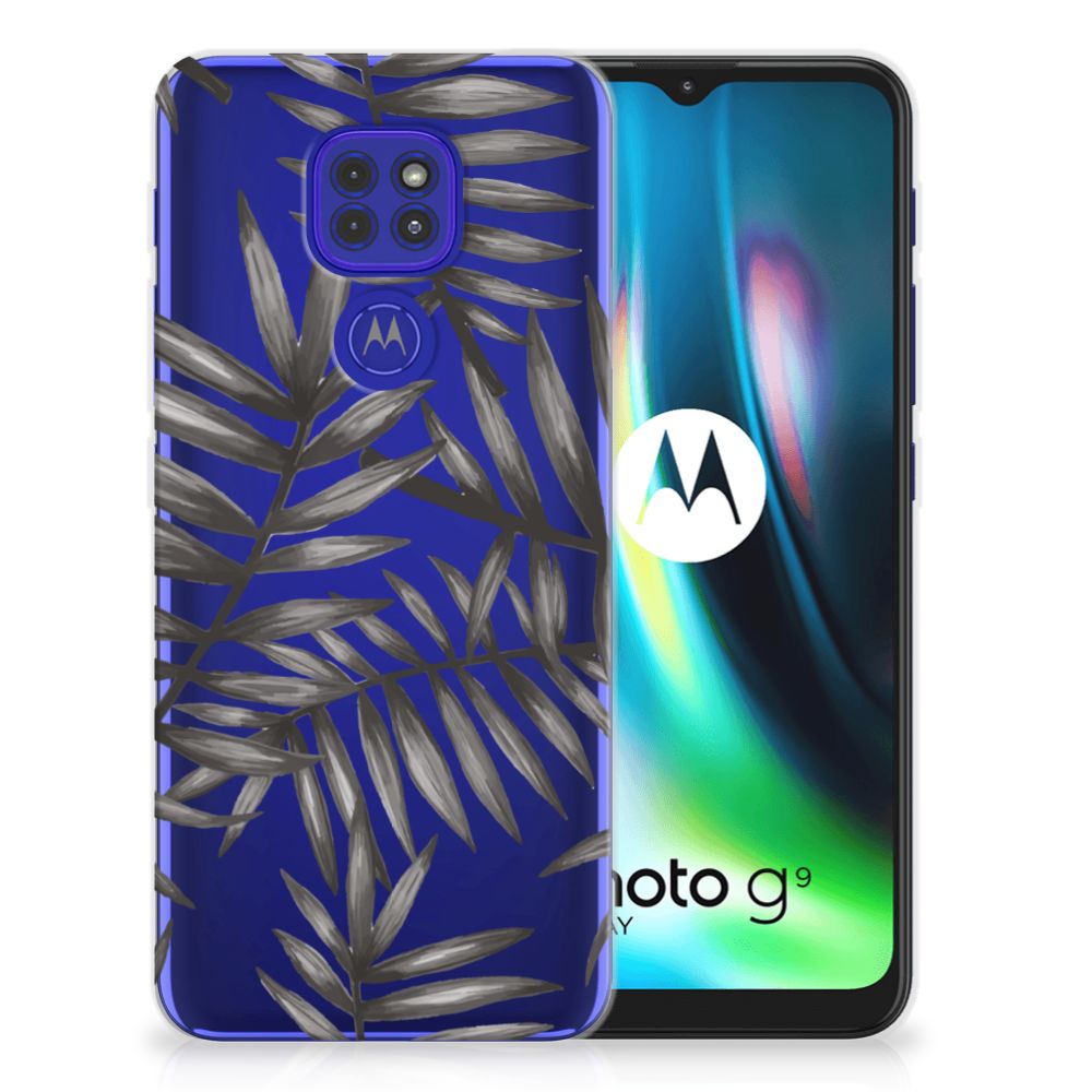 Motorola Moto G9 Play | E7 Plus TPU Case Leaves Grey B2C Telecom