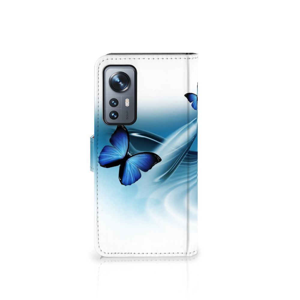 Xiaomi 12 | 12X Telefoonhoesje met Pasjes Vlinders