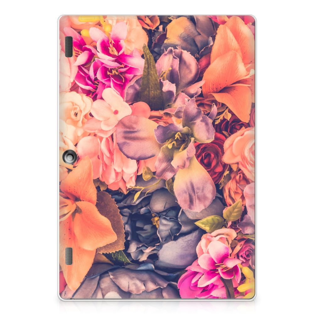 Lenovo Tab 10 | Tab 2 A10-30 Siliconen Hoesje Bosje Bloemen - B2C Telecom