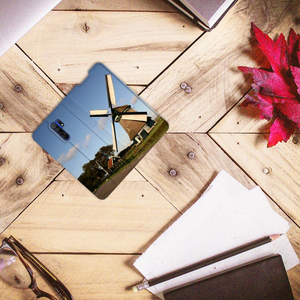 Xiaomi Redmi 9 Book Cover Molen - B2C Telecom