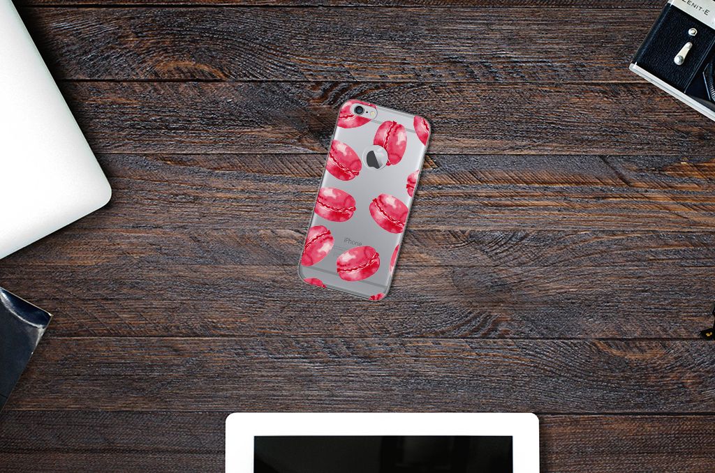 Apple iPhone 6 Plus | 6s Plus Siliconen Case Pink Macarons