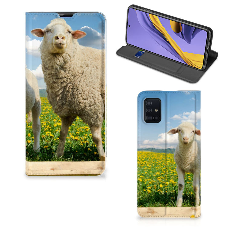 Samsung Galaxy A51 Hoesje maken Schaap en Lammetje