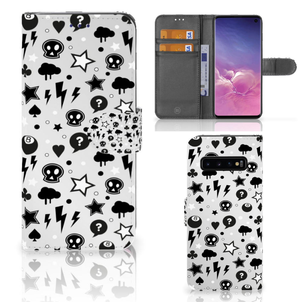 Telefoonhoesje met Naam Samsung Galaxy S10 Silver Punk