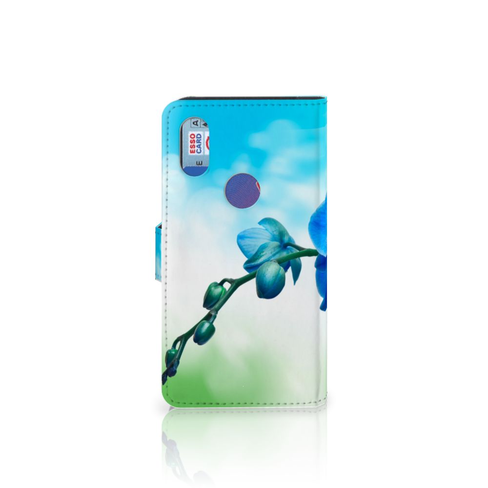 Xiaomi Mi Mix 2s Hoesje Orchidee Blauw - Cadeau voor je Moeder