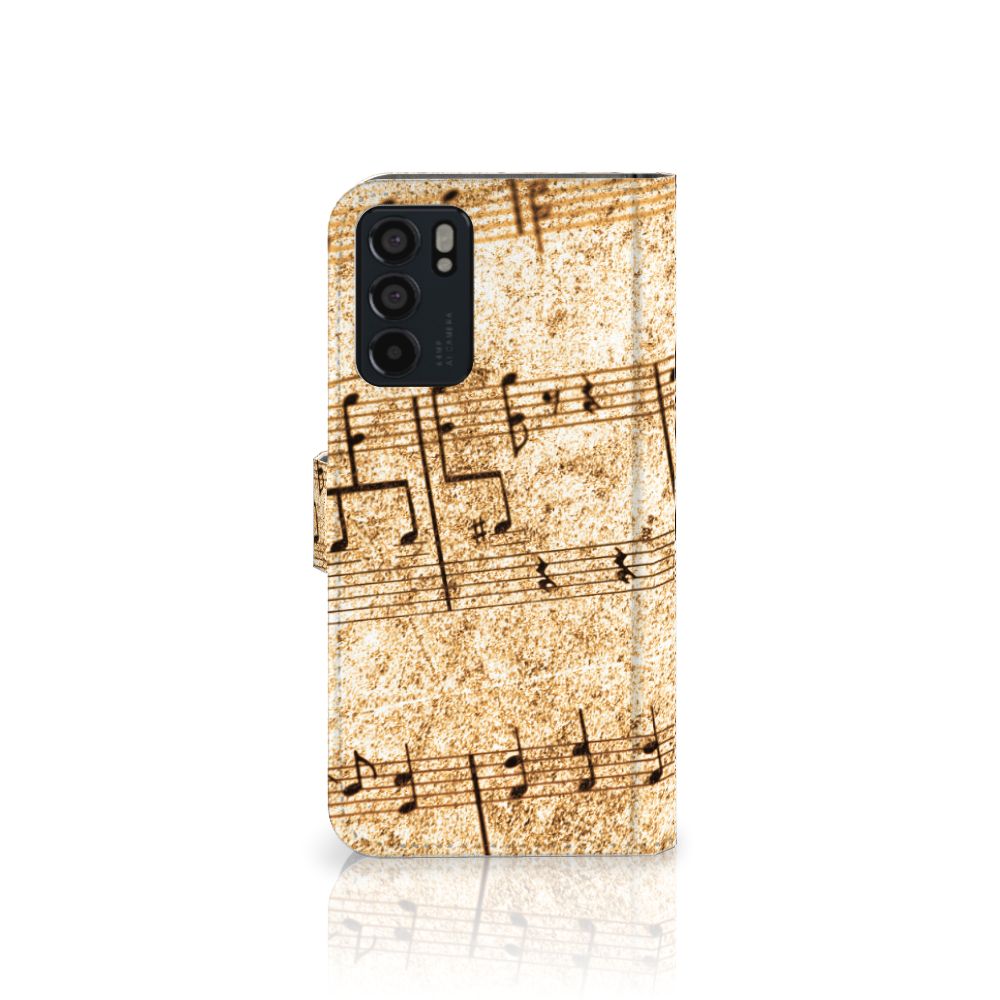 OPPO Reno6 5G Telefoonhoesje met foto Bladmuziek